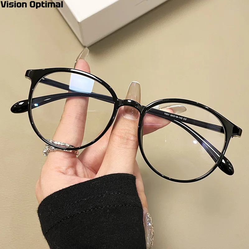 Vision Optimal Ultra Light Retro Round TR90 Titanium Anti Blue Light Optical Prescription Glasses Frame Women 6814
Vision Optimal Ultra Light Retro Round TR90 Titanium Anti Blue Light Optical Prescription Glasses Frame Women 6814