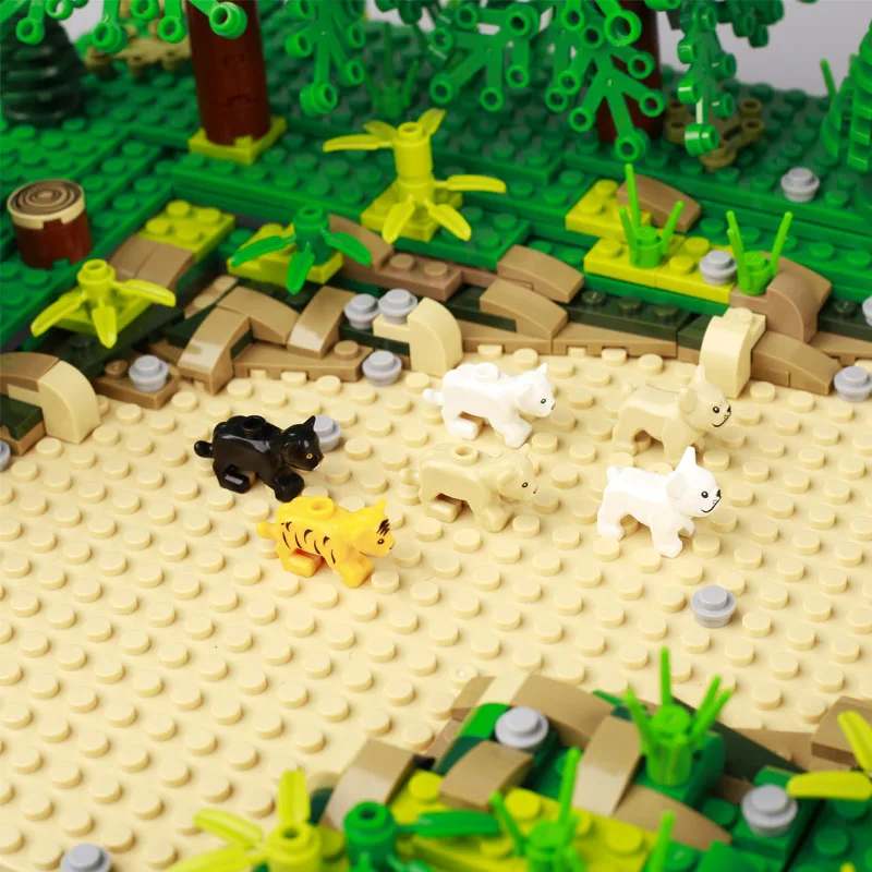 Совместим с конструктором Lego MOC, креативный строительный блок с маленькими зернами, 77307, тигровый куб, украшение для небольшой сцены, аксессуары для лесных животных
Совместим с конструктором Lego MOC, креативный строительный блок с маленькими зернами, 77307, тигровый куб, украшение для небольшой сцены, аксессуары для лесных животных