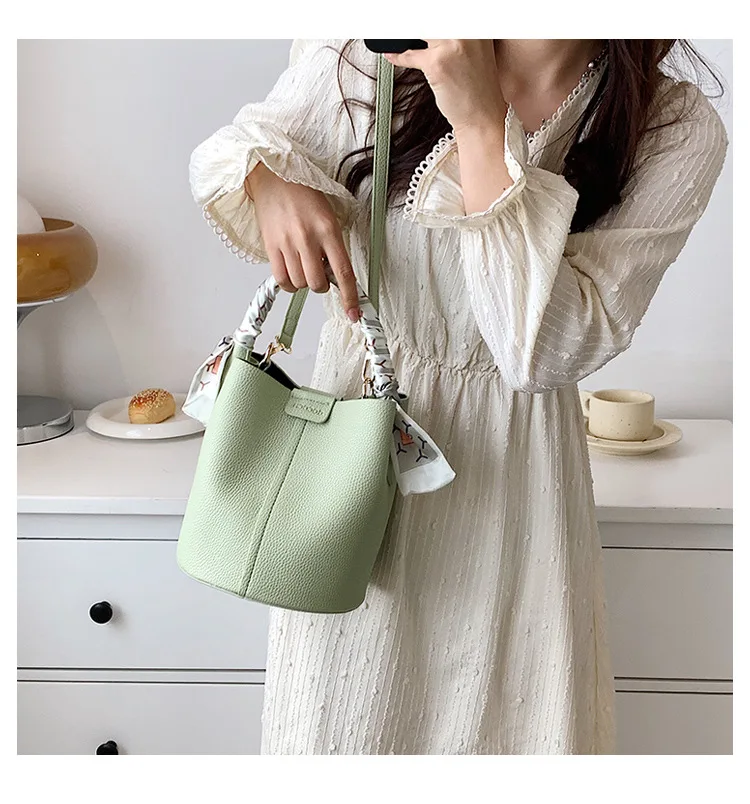 Fashion Women Crossbody Bags Shoulder Bags Luxury Brand Design Bucket Bag Ladies PU Leather Portable Hand Bags 28 S33f341326db1467e8f74e96ab863c7979