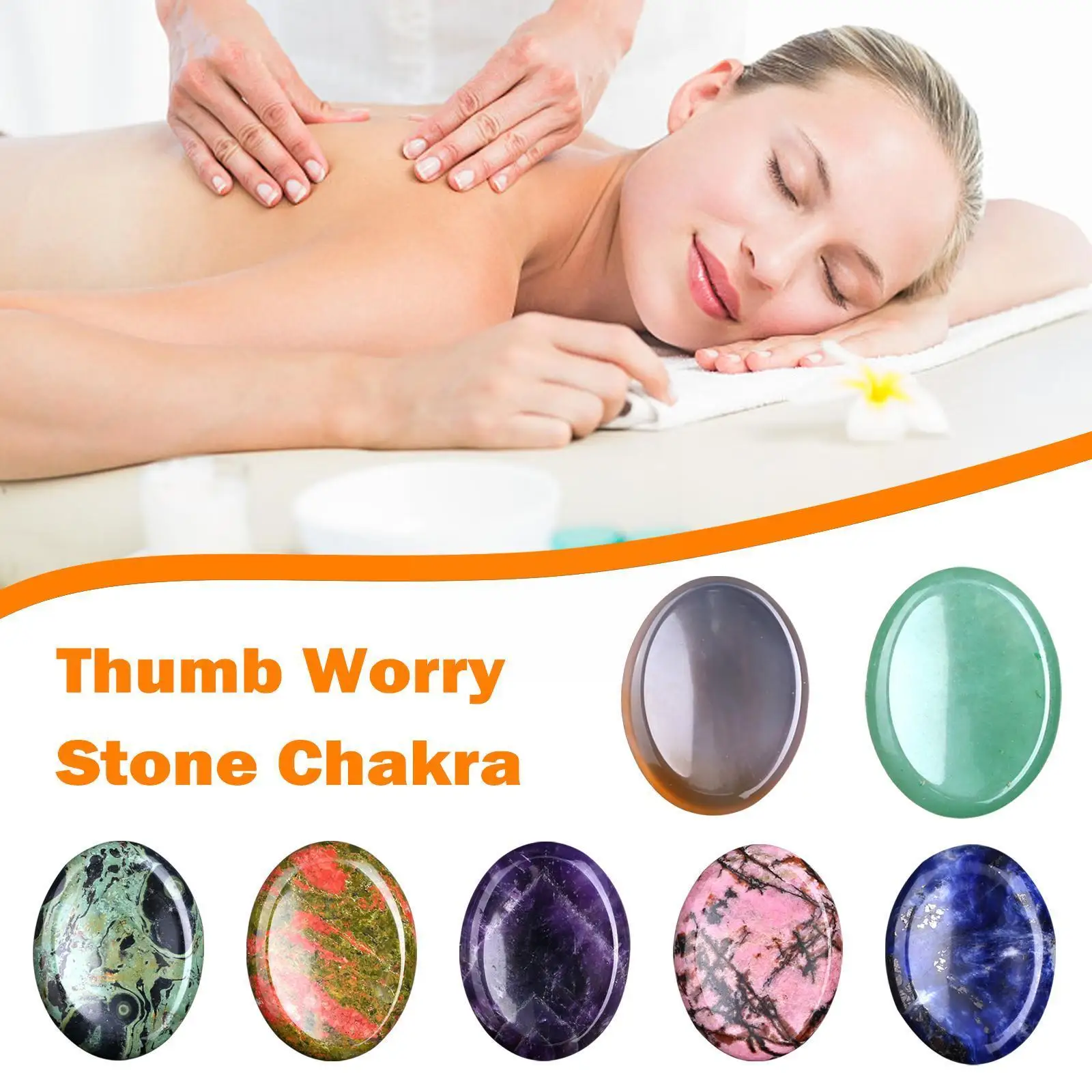 Colorful Oval Treatment Thumb Stone Colorful Forget Colorful Decompression Thumb Massage Film Stone Thumb Stone Worry C9X7
Colorful Oval Treatment Thumb Stone Colorful Forget Colorful Decompression Thumb Massage Film Stone Thumb Stone Worry C9X7