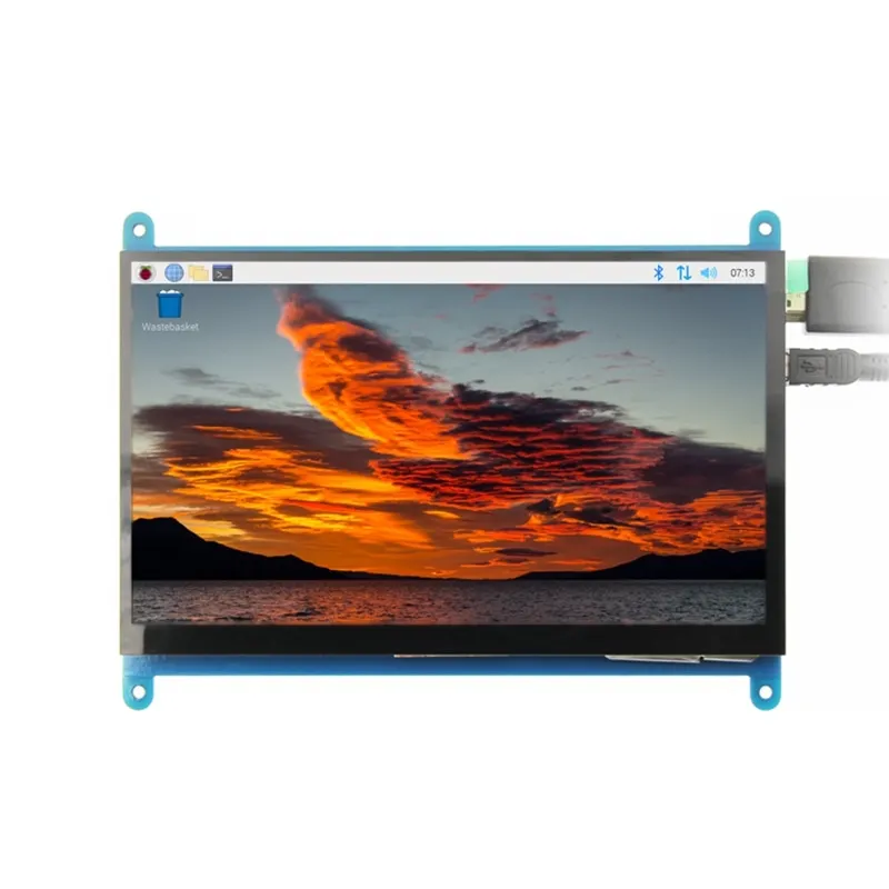 Raspberry Pi HDMI LCD 7-Inch Capacitive Touch Screen IPS Display for Raspberry Pi 3B+/4B
Raspberry Pi HDMI LCD 7-Inch Capacitive Touch Screen IPS Display for Raspberry Pi 3B+/4B