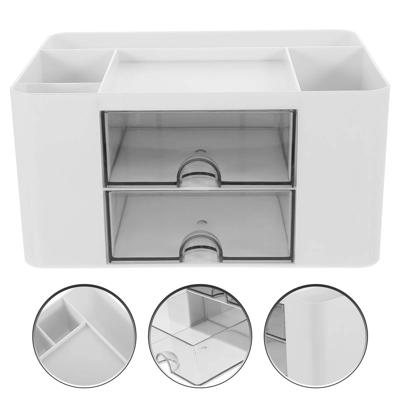 Drawer Pen Holder Office Storage Case Practical Desktop Organizer Plastic Drawers Small Organizers with Makeup Brush
Drawer Pen Holder Office Storage Case Practical Desktop Organizer Plastic Drawers Small Organizers with Makeup Brush