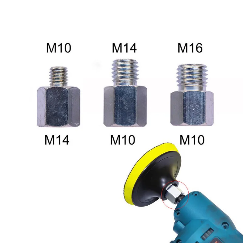 M10 M14 M16 Adapter Angle Grinder Polisher Interface Connector Converter Screw Connecting Rod Power Accessories Thread Adapter
M10 M14 M16 Adapter Angle Grinder Polisher Interface Connector Converter Screw Connecting Rod Power Accessories Thread Adapter