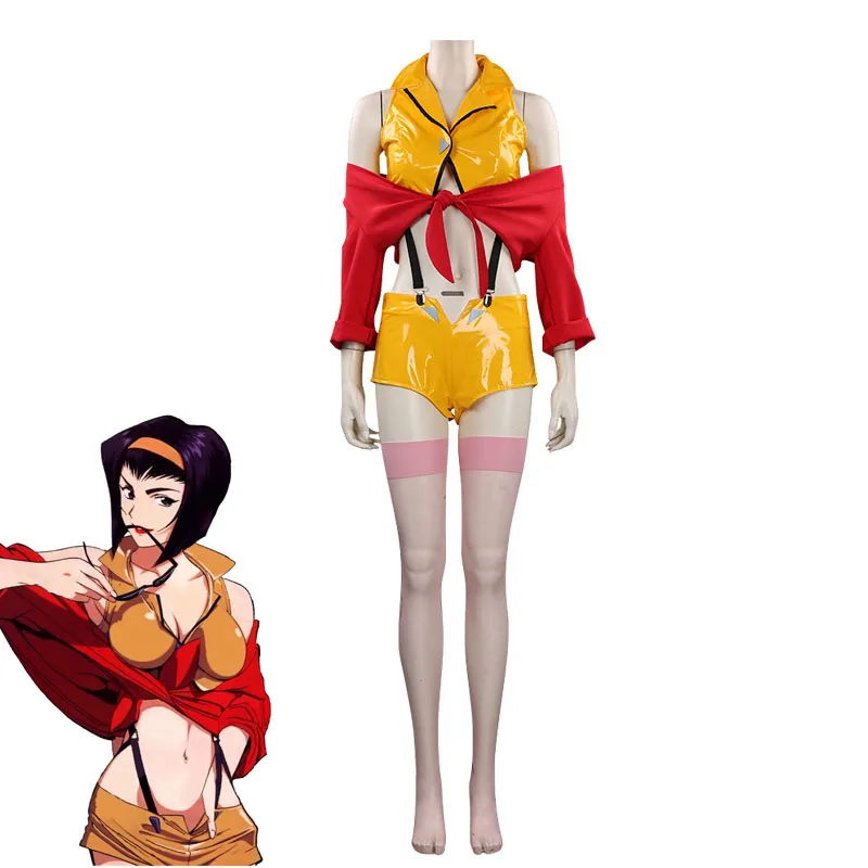 Cowboy Bebop Faye Valentine Cosplay Costume Sexy Anime Character Woman Full Outfit Halloween Disguise Clothing
Cowboy Bebop Faye Valentine Cosplay Costume Sexy Anime Character Woman Full Outfit Halloween Disguise Clothing