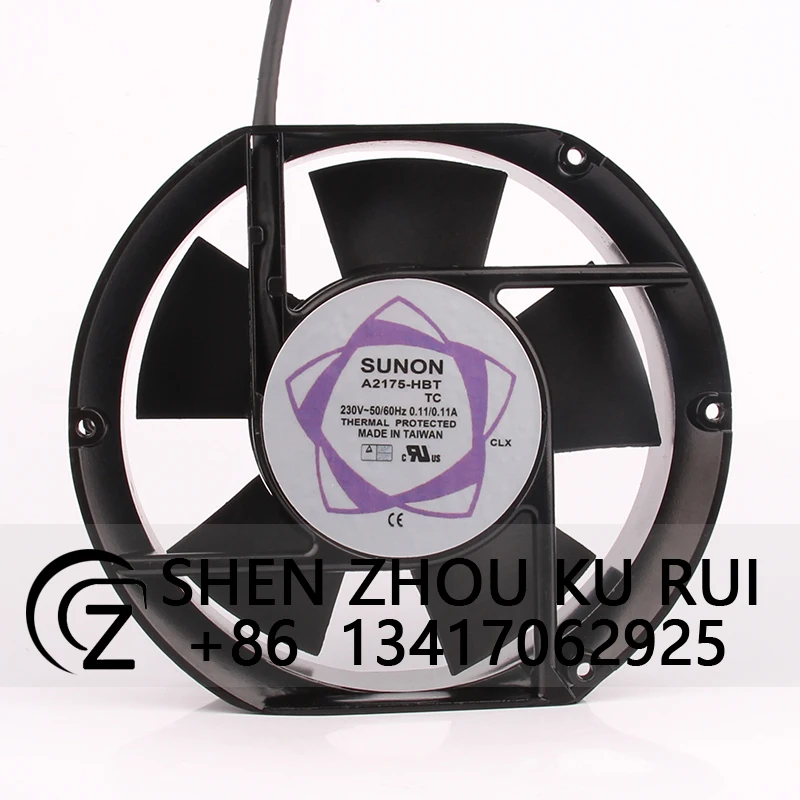 Case Fan for SUNON A2175-HBT 172*150*51MM 220V 0.11A 17251 Fan Large Air Volume Cooling Fan
Case Fan for SUNON A2175-HBT 172*150*51MM 220V 0.11A 17251 Fan Large Air Volume Cooling Fan