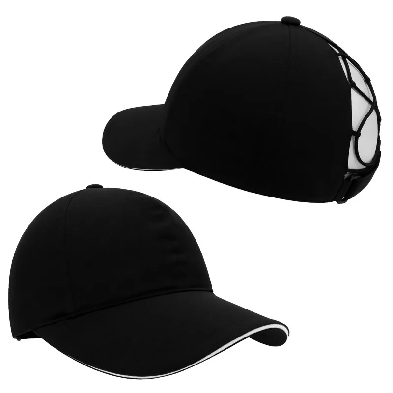 

Quick Dry Ponytail Baseball Caps Women Criss Cross Messy Bun Snapback Hat Ponycap Trucker Hats Adjustable Outdoor Sports