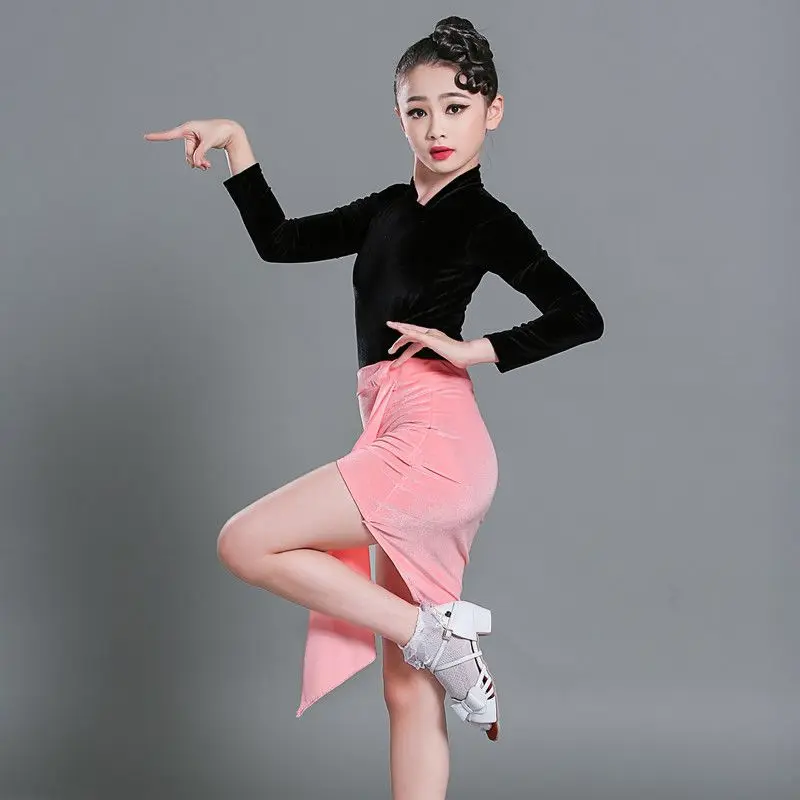 Girl Long Sleeves Standard Latin Dance Dress Children Ballroom Dance Dresses Kids Salsa Rumba Cha Cha Samba Tango Top Skirt A13 
Girl Long Sleeves Standard Latin Dance Dress Children Ballroom Dance Dresses Kids Salsa Rumba Cha Cha Samba Tango Top Skirt A13