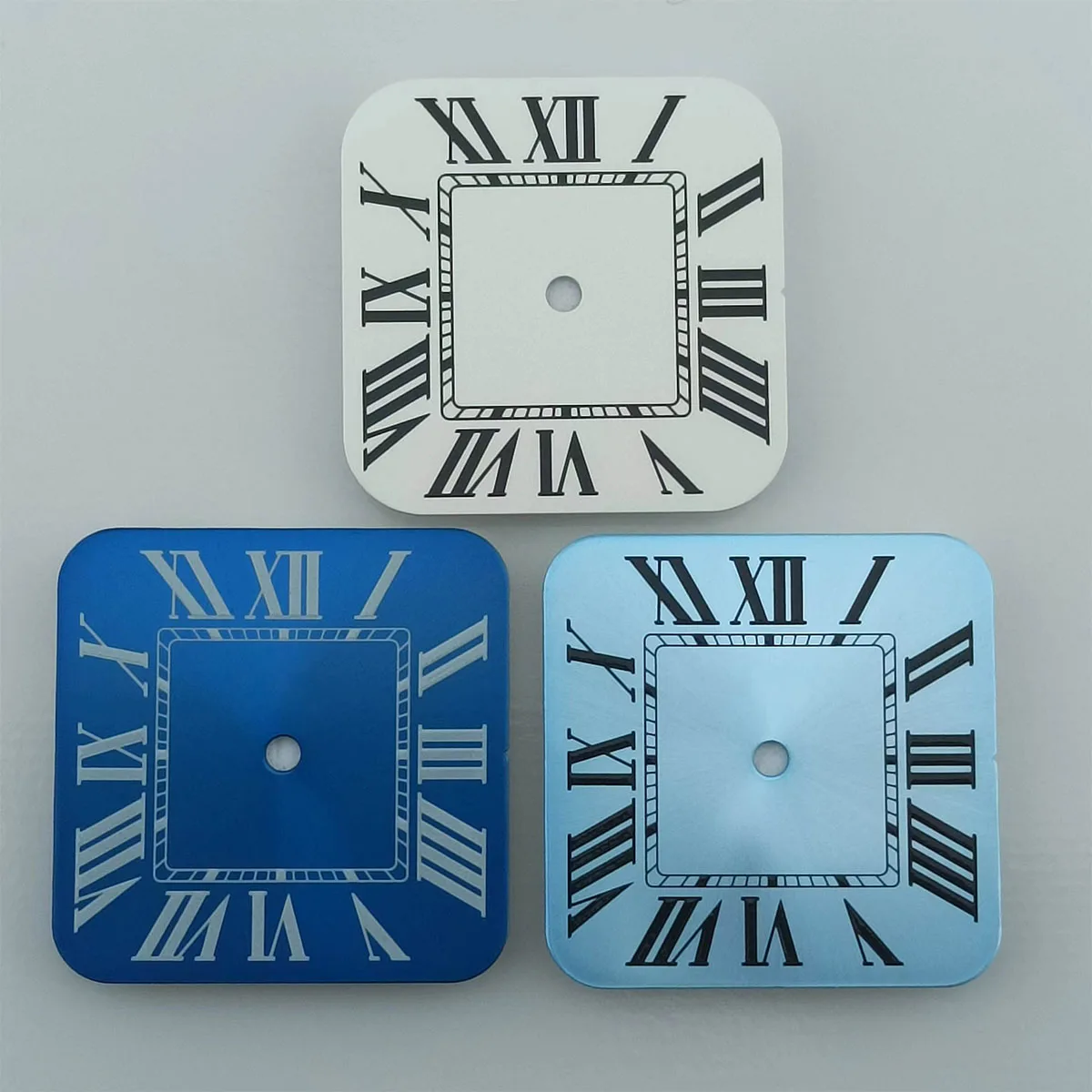 26.8mm Square Watch Faces Roman Numerals White Dial For Japanese NH35/NH36 Movement
26.8mm Square Watch Faces Roman Numerals White Dial For Japanese NH35/NH36 Movement