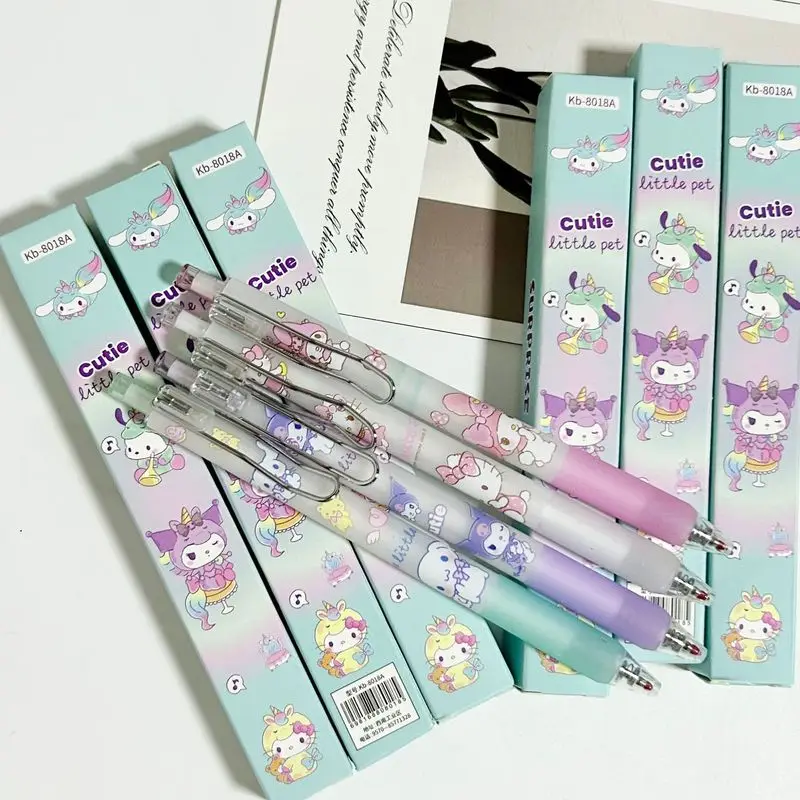 36pcs/box Sanrio Kuromi Pochacco Signature Pen Press Pen Stationery Boxed Student Study Stationery Wholesale Gel Pen Xmas Gift
36pcs/box Sanrio Kuromi Pochacco Signature Pen Press Pen Stationery Boxed Student Study Stationery Wholesale Gel Pen Xmas Gift