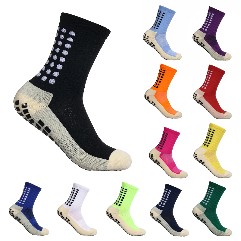 

Женские силиконовые носки, мужские 12 пар спортивных носков, Нескользящие новые футбольные носки, носки для регби, тенниса, волейбола, бадминтона