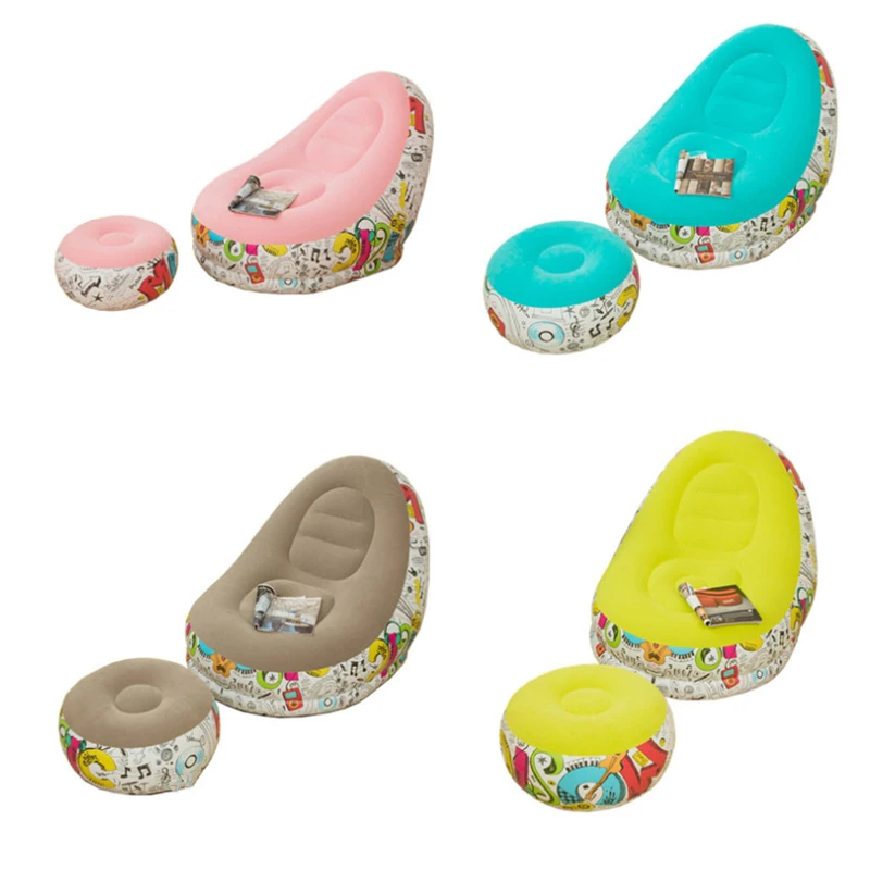 Large Lazy Inflatable Sofa Chair Flocking Inflatable Recliner With Footstool Graffiti Lunch Recliner For Outdoor Garden Camping
Large Lazy Inflatable Sofa Chair Flocking Inflatable Recliner With Footstool Graffiti Lunch Recliner For Outdoor Garden Camping