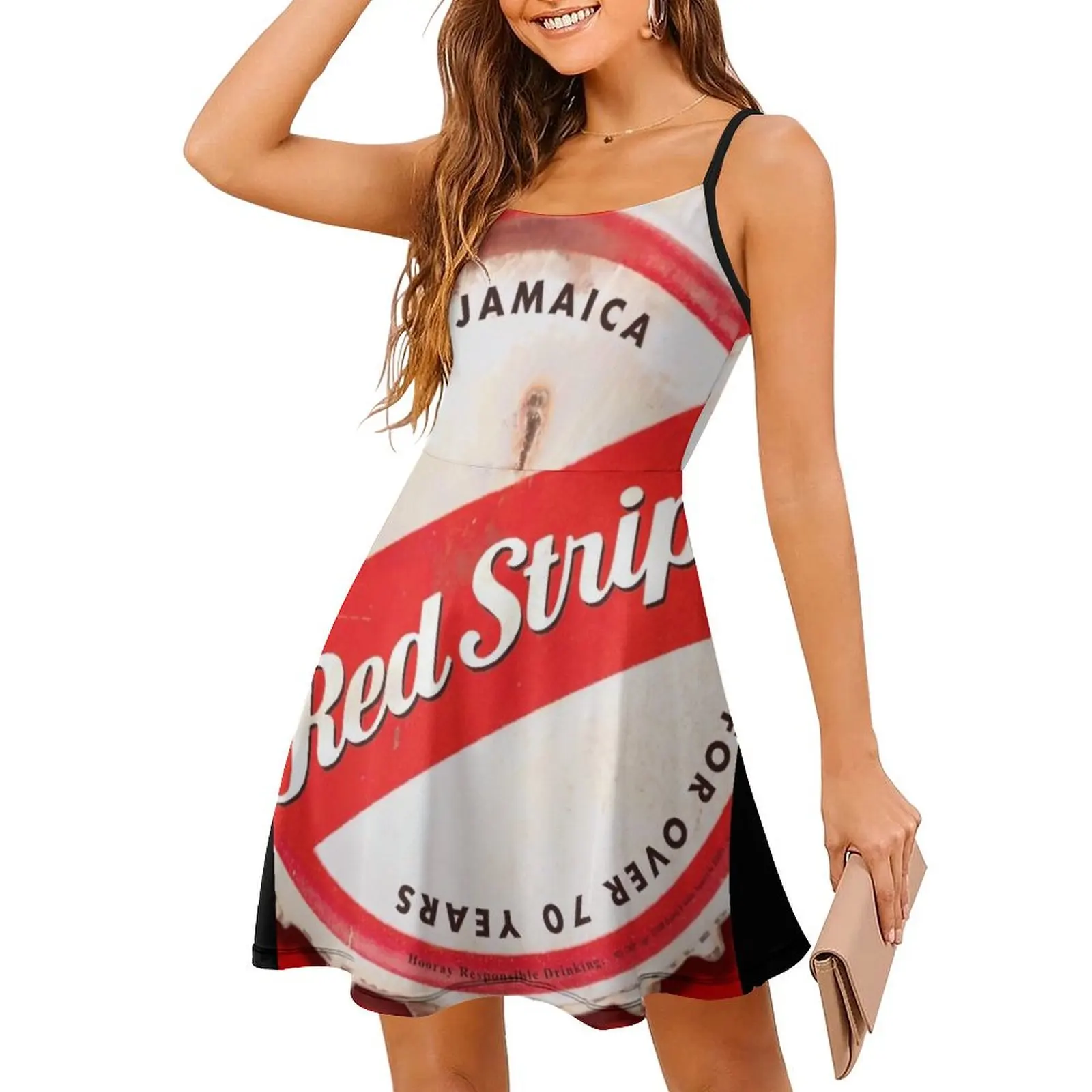Red Stripe Bottle Cap Sling Dress summer dresses ladies 2024 summer clothes sensual sexy dress for women 
Red Stripe Bottle Cap Sling Dress summer dresses ladies 2024 summer clothes sensual sexy dress for women