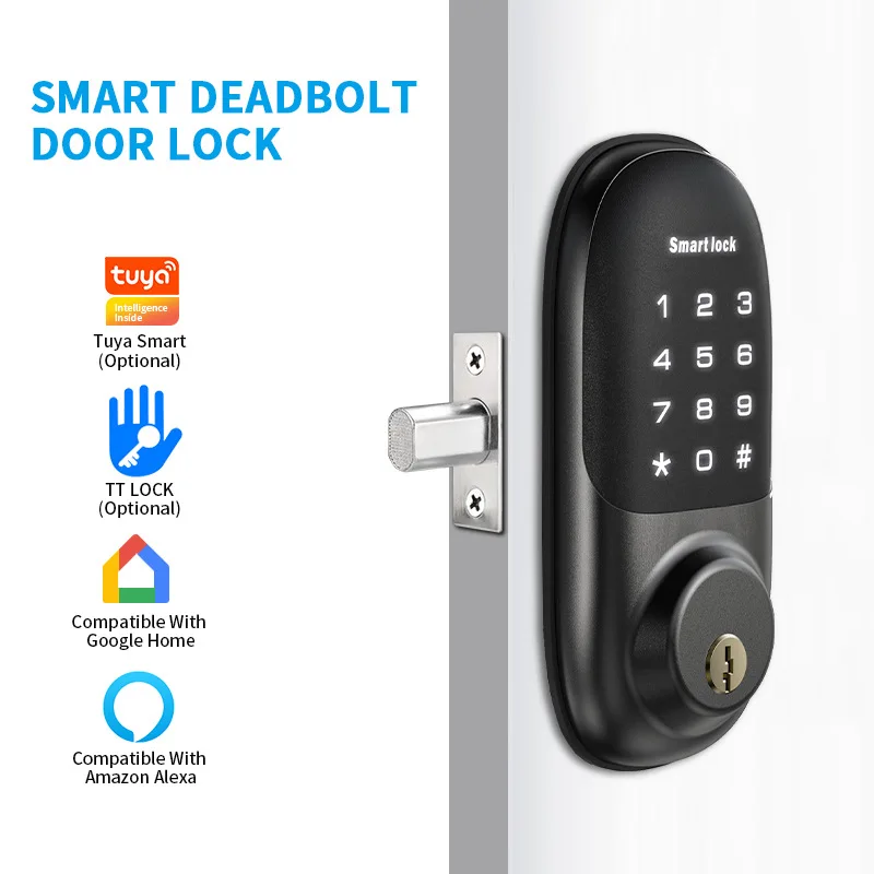 TUYA Bluetooth Electronic Smart Door Lock Indoor Door Wooden Door/IC Card/Password/Key Unlocking/USB Charging
TUYA Bluetooth Electronic Smart Door Lock Indoor Door Wooden Door/IC Card/Password/Key Unlocking/USB Charging