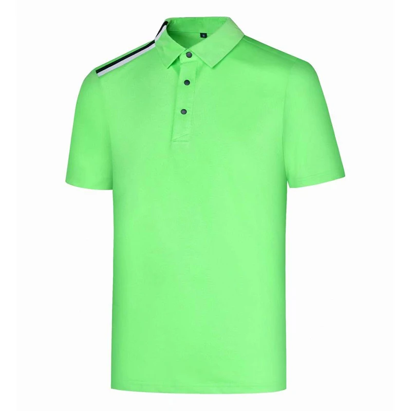 

Футболка мужская приталенная с коротким рукавом, повседневная быстросохнущая рубашка-поло, топ для гольфа, уличная спортивная, брендовая, контрастных цветов, на лето