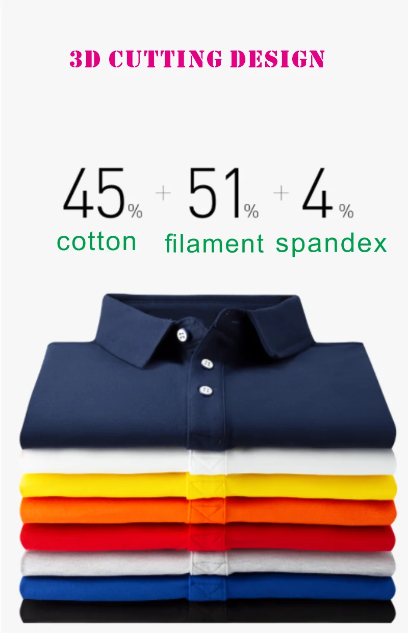 ارتفاع نهاية قميص بولو مخصص الصيف قصيرة الأكمام طباعة الشعار شعار شعار طية صدر السترة تي شيرت والتطريز تنفس مريح للرجال والنساء ملابس العمل ارتفاع نهاية قميص بولو مخصص الصيف قصيرة الأكمام طباعة الشعار شعار شعار طية صدر السترة تي شيرت والتطريز تنفس مريح للرجال والنساء ملابس العمل
