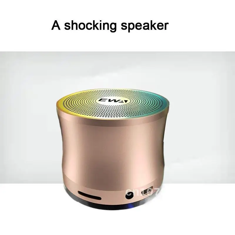 

EWA A109Pro Bluetooth Sound Subwoofer Outdoor Car Call Card Portable TWS Wireless Speaker Mini Speakers For Mobile Computers