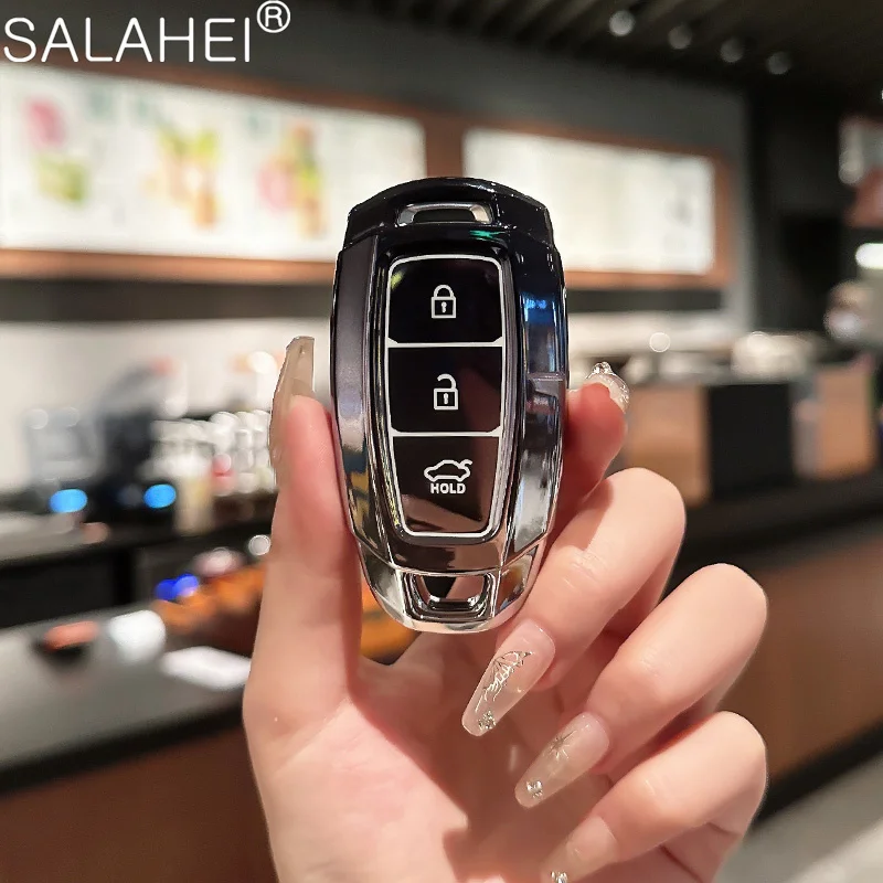 TPU Car Key Case Fob Cover Shell Fit For Hyundai Santa I30 IX35 Encino KONA Solaris Azera Grandeur Elantra Accent Fe Accessories
TPU Car Key Case Fob Cover Shell Fit For Hyundai Santa I30 IX35 Encino KONA Solaris Azera Grandeur Elantra Accent Fe Accessories