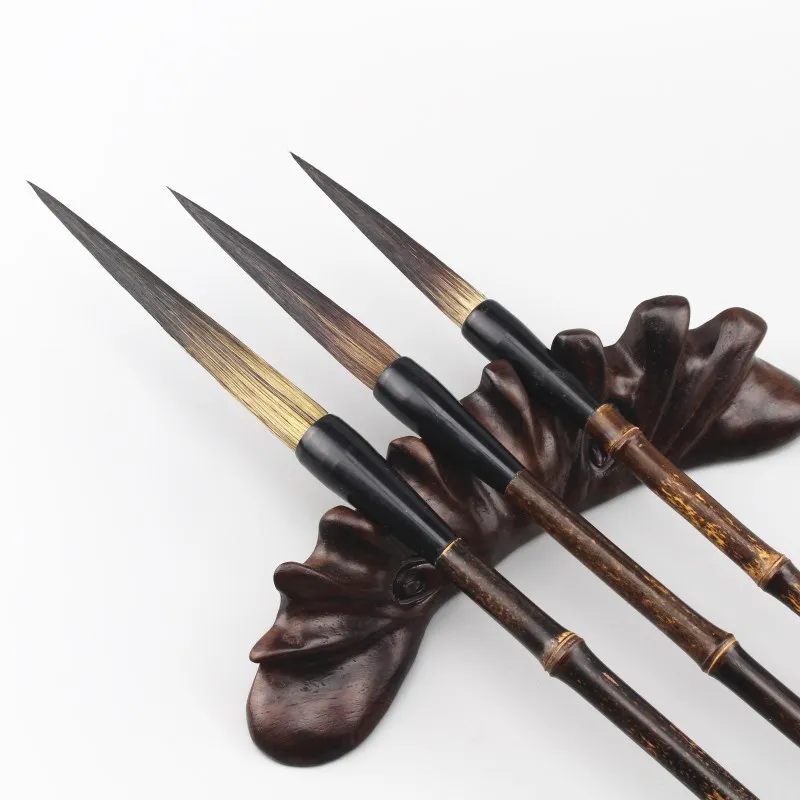 Bear Hair Long Peak Calligraphy Brush Pen Set Hook Line Calligraphies Regular Script Brush Chinese Traditional Freehand Painting
Bear Hair Long Peak Calligraphy Brush Pen Set Hook Line Calligraphies Regular Script Brush Chinese Traditional Freehand Painting
