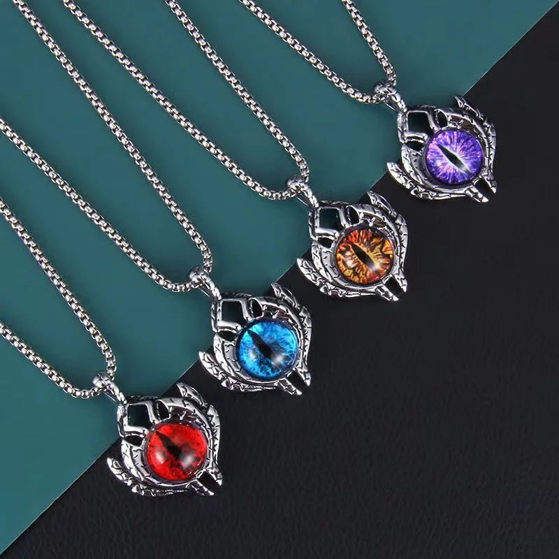Retro Punk Necklace For Women Light Luxury Niche Design Sense Wholesale Devil's Eye Alloy Hip Hop Stainless Steel Jewelry
Retro Punk Necklace For Women Light Luxury Niche Design Sense Wholesale Devil's Eye Alloy Hip Hop Stainless Steel Jewelry