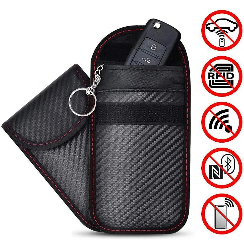 New Key Signal Blocking Case Protector Pouch Privacy Protection Signal Blocker Safe Lock Bag Car Keys Car Anti Theft Bags
New Key Signal Blocking Case Protector Pouch Privacy Protection Signal Blocker Safe Lock Bag Car Keys Car Anti Theft Bags