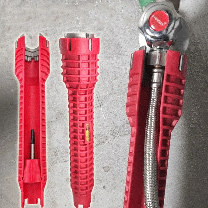 Water Pipe Installation Tools Bathroom Wrench Multifunctional Sleeve For Household Plumbing Faucet Sink Repair And Disassembly
Water Pipe Installation Tools Bathroom Wrench Multifunctional Sleeve For Household Plumbing Faucet Sink Repair And Disassembly