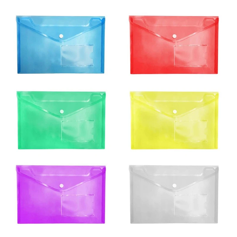 Transparent Colorful Plastic A5 Folders File Bag Document Hold Bags Folders Paper Storage Stationery Storage 1pc
Transparent Colorful Plastic A5 Folders File Bag Document Hold Bags Folders Paper Storage Stationery Storage 1pc