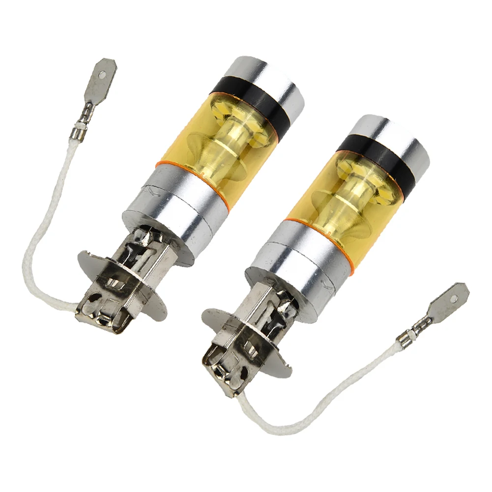 2pcs H3 DC12-24V 100W 2828 SMD LED Super Bright Car Fog Light Taillight Bulb Yellow 360° Lighting Car LED Bulbs
2pcs H3 DC12-24V 100W 2828 SMD LED Super Bright Car Fog Light Taillight Bulb Yellow 360° Lighting Car LED Bulbs