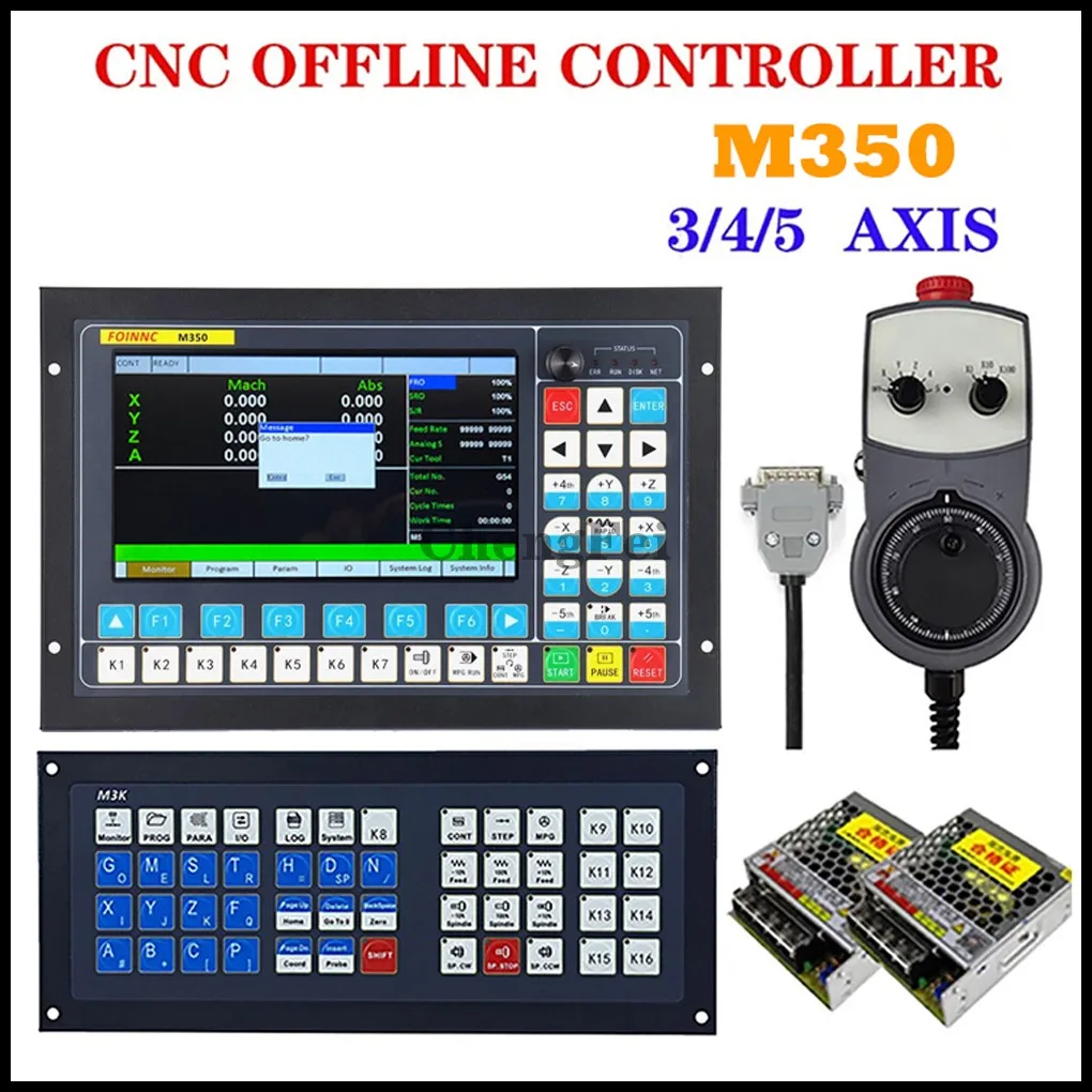 

CNC NEW Upgrade Offline Controller DDCS-EXPERT M350 3/4/5 Axis 1MHz G-code For CNC machining engraving Latest Extend keyboard