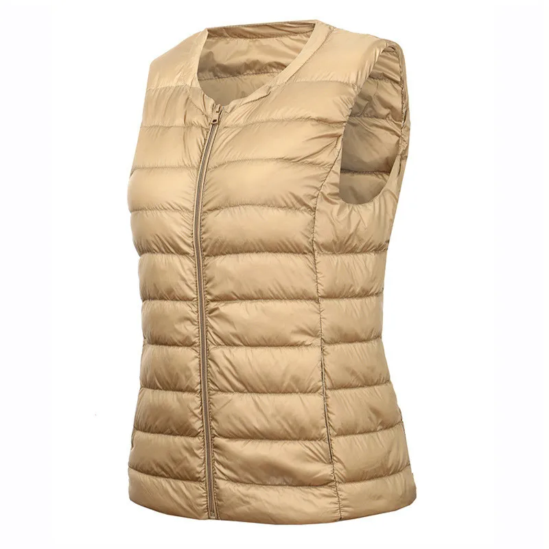Women Down Waistcoat Jacket Autumn Winter Ultra Light White Duck Down Vest Lady Short Sleeveless Vest Puffer Outwear Bigsize 8XL
Women Down Waistcoat Jacket Autumn Winter Ultra Light White Duck Down Vest Lady Short Sleeveless Vest Puffer Outwear Bigsize 8XL