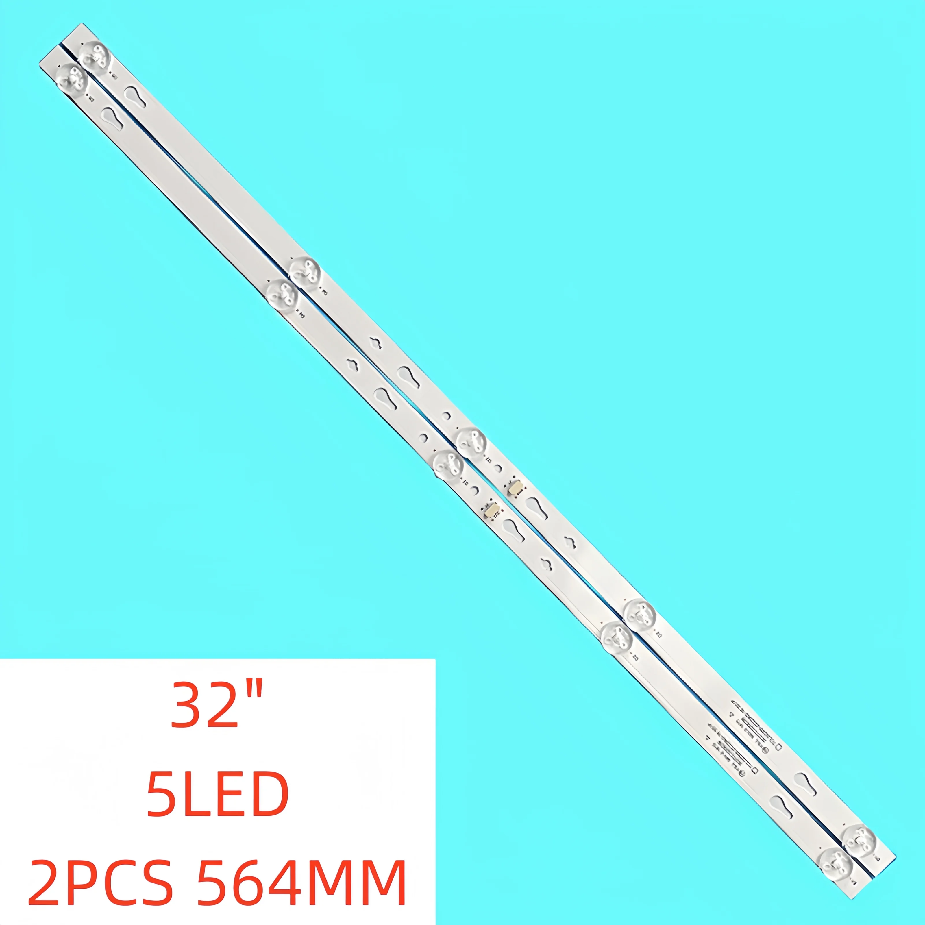 

2pcs/set New 5Lamp LED Backlight Strip 32s6500 MI 32" TV L32M5-AZ for TCL32D05-ZC22AG-16 11 32HR332M05A7 32s6500s 32s5300