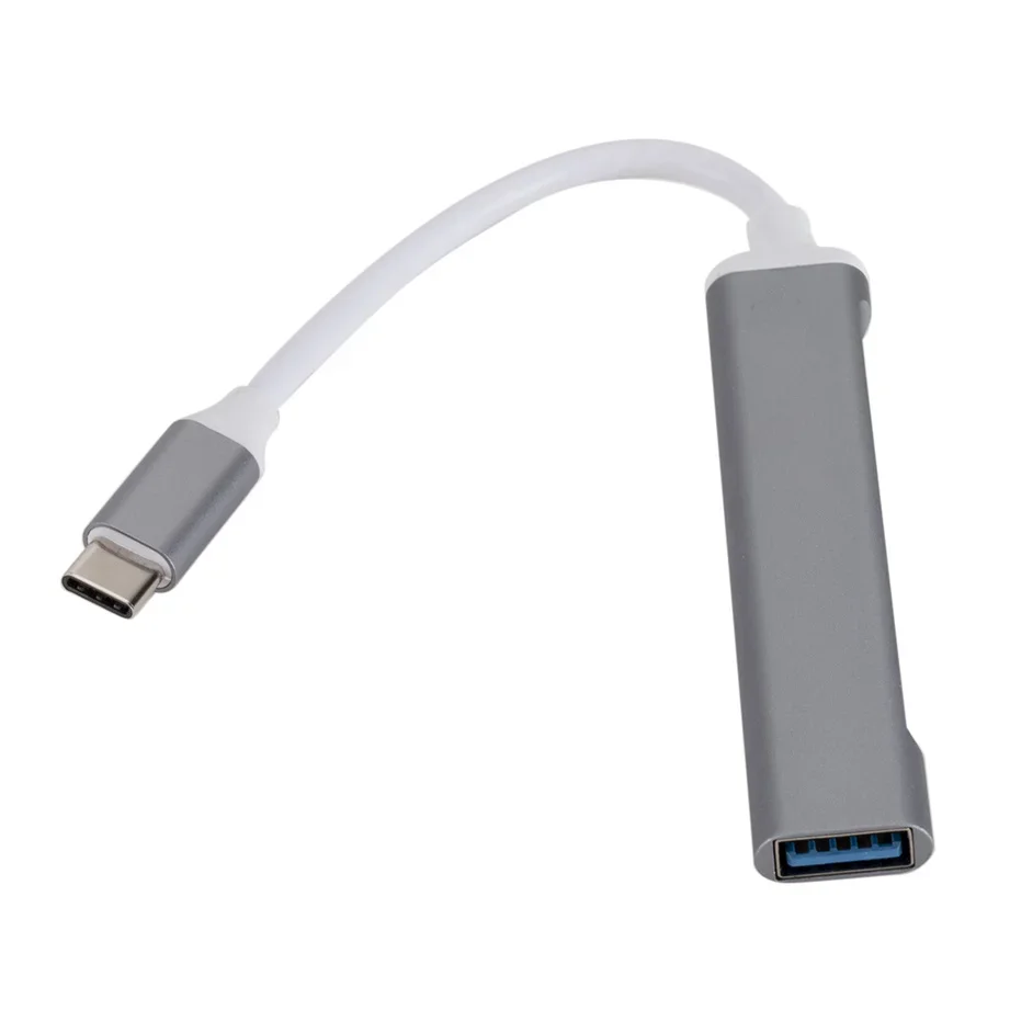 

GRWIBEOU USB C HUB 3.0 Type C 3.1 4 Port Multi Splitter Adapter OTG USB for Macbook Pro 13 15 Air Mi Pro HUAWEI PC Accessories