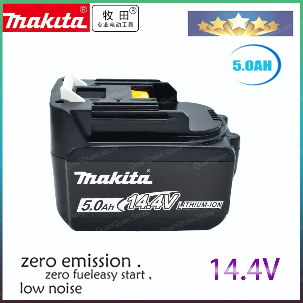 Makita 5000mAh 14.4V Rechargeable Li-ion Battery For Makita 14V Power Tools 5.0Ah Batteries BL1460 BL1430 1415 194066-1
Makita 5000mAh 14.4V Rechargeable Li-ion Battery For Makita 14V Power Tools 5.0Ah Batteries BL1460 BL1430 1415 194066-1