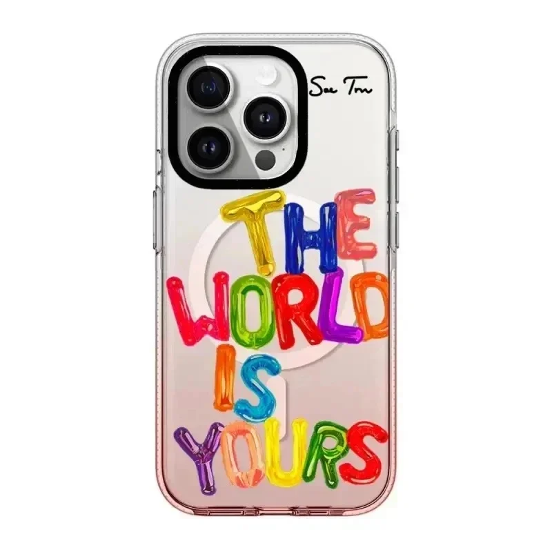 Colorful Letters Hearts Pink Gradient Transparent Border iPhone 13 15 14 Pro Max Protective Case, Fits iPhone 15 Pro Max
Colorful Letters Hearts Pink Gradient Transparent Border iPhone 13 15 14 Pro Max Protective Case, Fits iPhone 15 Pro Max