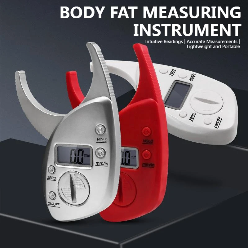 

Body Fat Caliper Tester Scales Fitness Monitors Analyzer Digital Skinfold Slimming Measuring instruments Electronic Fat Measure