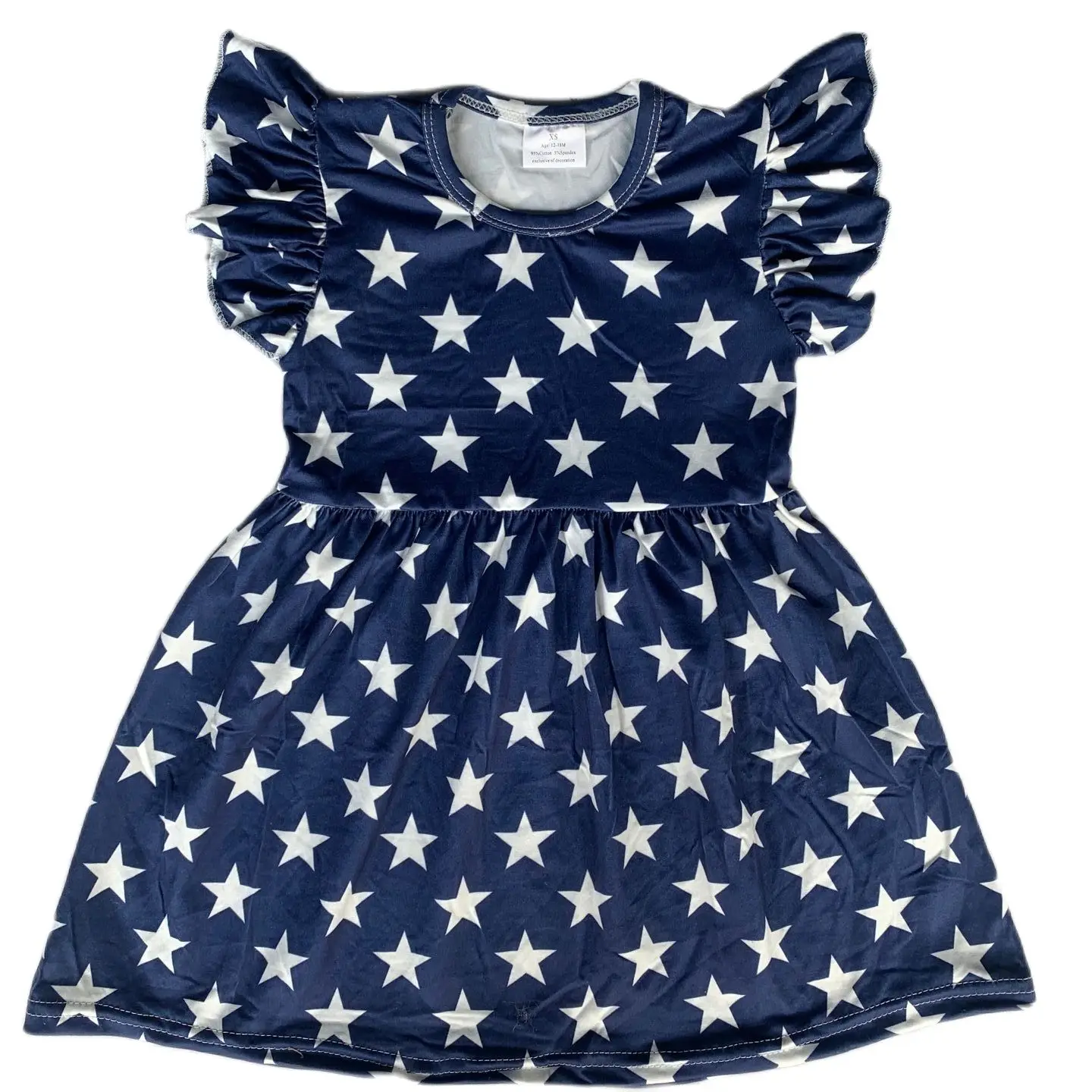 Summer Boutique Cute Girl Children's Clothing Dark Blue Five-pointed Star Print Pattern Dress
Summer Boutique Cute Girl Children's Clothing Dark Blue Five-pointed Star Print Pattern Dress