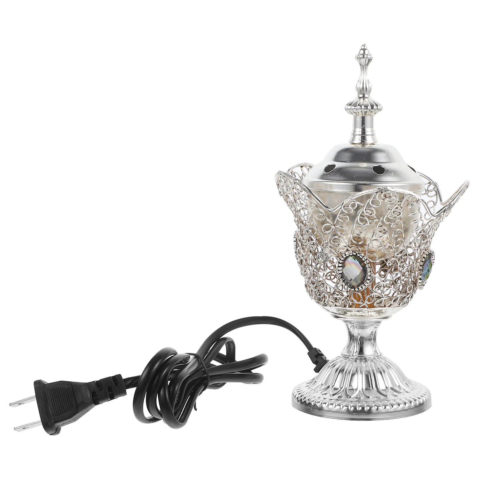 Charcoal Incense Burner Iron Censer Electric Censer SPA Incense Burner Iron Censer Decor (US Plug)
Charcoal Incense Burner Iron Censer Electric Censer SPA Incense Burner Iron Censer Decor (US Plug)