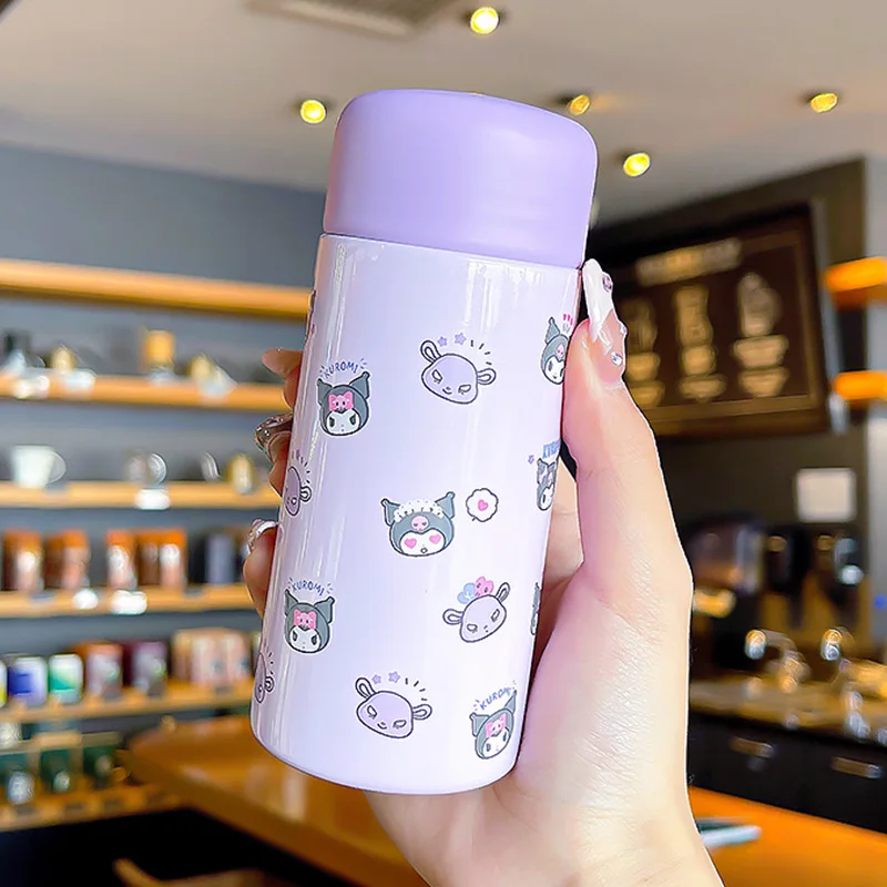 

150 мл кавайная изоляционная чашка Sanrio Mymelody Cinnamoroll Kuromi почтовый мультяшный аниме чашка для воды дорожная портативная чашка для воды подарок