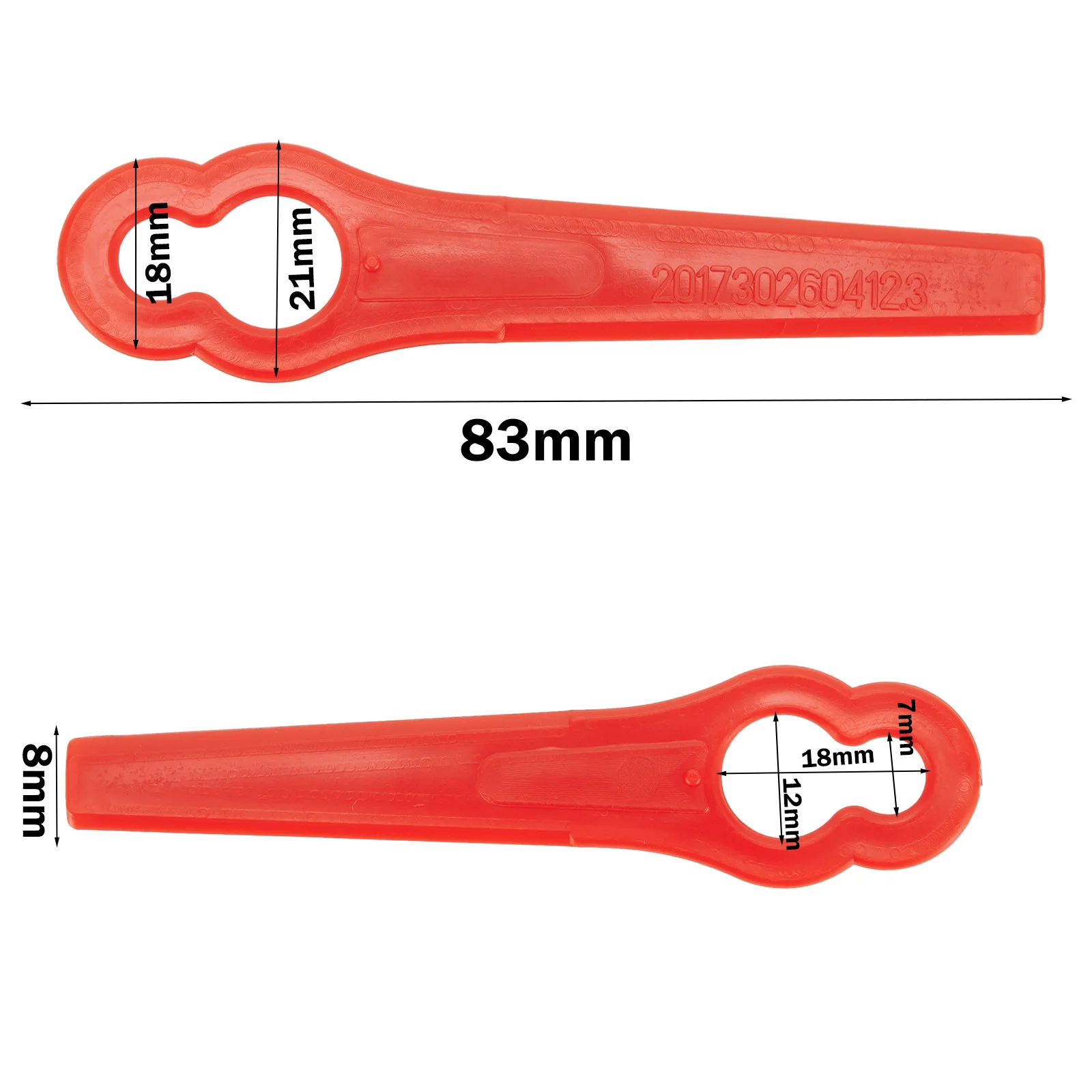 20x Replacement Blades (red) For Einhell Cordless Grass Cutter Trimmer GE-CT 18 For Garden Strimmer Trimmer Lawnmower Blades
20x Replacement Blades (red) For Einhell Cordless Grass Cutter Trimmer GE-CT 18 For Garden Strimmer Trimmer Lawnmower Blades