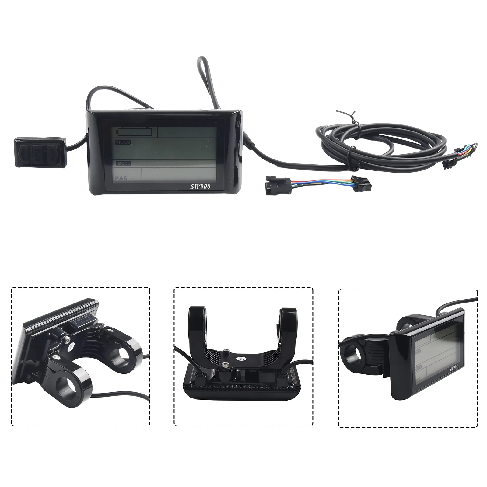Speed Control LCD S900 Display E-Bike Electric Bicycle Light Plug Meter Part Replacement Control Panel High Quality
Speed Control LCD S900 Display E-Bike Electric Bicycle Light Plug Meter Part Replacement Control Panel High Quality