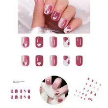 Safe 1Set Stunning Raspberry Heart Shape Nail Tips with Glue Nail Patch Ergonomic for Party
Safe 1Set Stunning Raspberry Heart Shape Nail Tips with Glue Nail Patch Ergonomic for Party