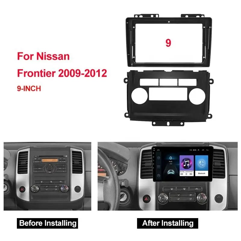9 Inch Car Radio Installation Double Din DVD GPS Mp5 Plastic Fascia Panel Frame For 2009-2012 NISSAN FRONTIER/ XTERRA
9 Inch Car Radio Installation Double Din DVD GPS Mp5 Plastic Fascia Panel Frame For 2009-2012 NISSAN FRONTIER/ XTERRA