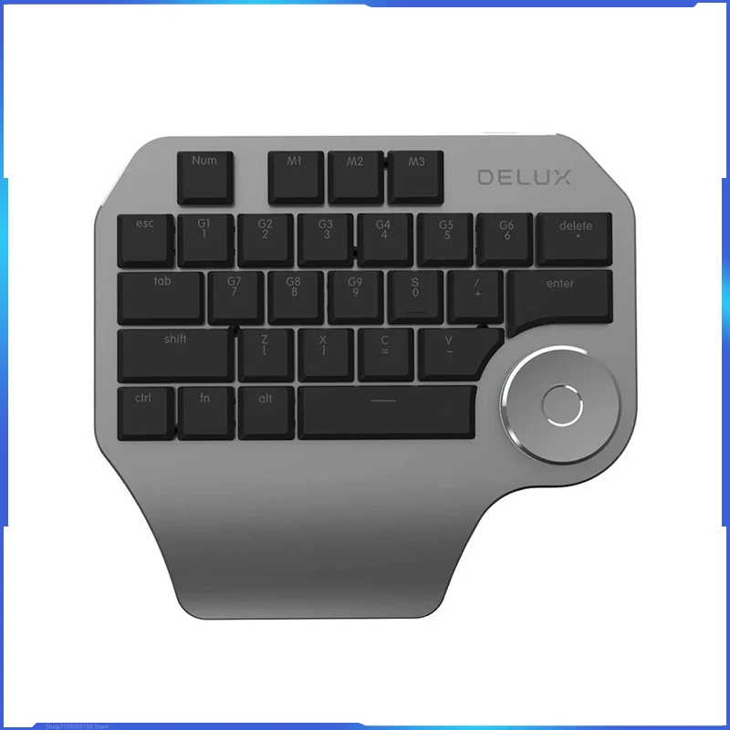Delux Designer Computer Dedicated Single Hand Keyboard Intelligent Knob Game Painting Customization Mechanical Keyboard Office
Delux Designer Computer Dedicated Single Hand Keyboard Intelligent Knob Game Painting Customization Mechanical Keyboard Office