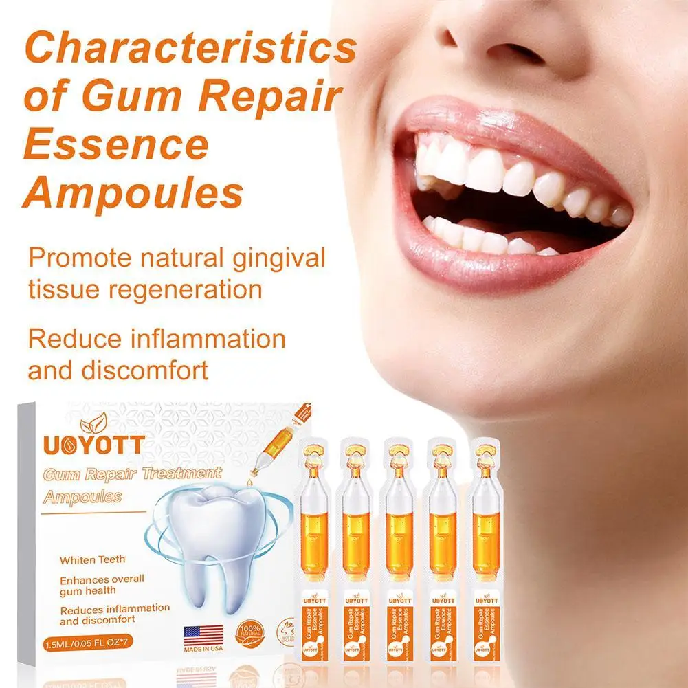 Экстракт для восстановления десен в ампулах, для свежего дыхания, для удаления зубной боли, перидонтита, отеков, десен, гингива, блистерный ремонт
Экстракт для восстановления десен в ампулах, для свежего дыхания, для удаления зубной боли, перидонтита, отеков, десен, гингива, блистерный ремонт