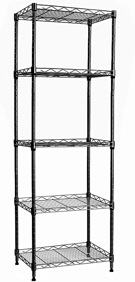 REGILLER 5-Wire Shelving Metal Storage Rack Adjustable Shelves, Standing Storage Shelf Units for Laundry Bathroom Kitchen
REGILLER 5-Wire Shelving Metal Storage Rack Adjustable Shelves, Standing Storage Shelf Units for Laundry Bathroom Kitchen