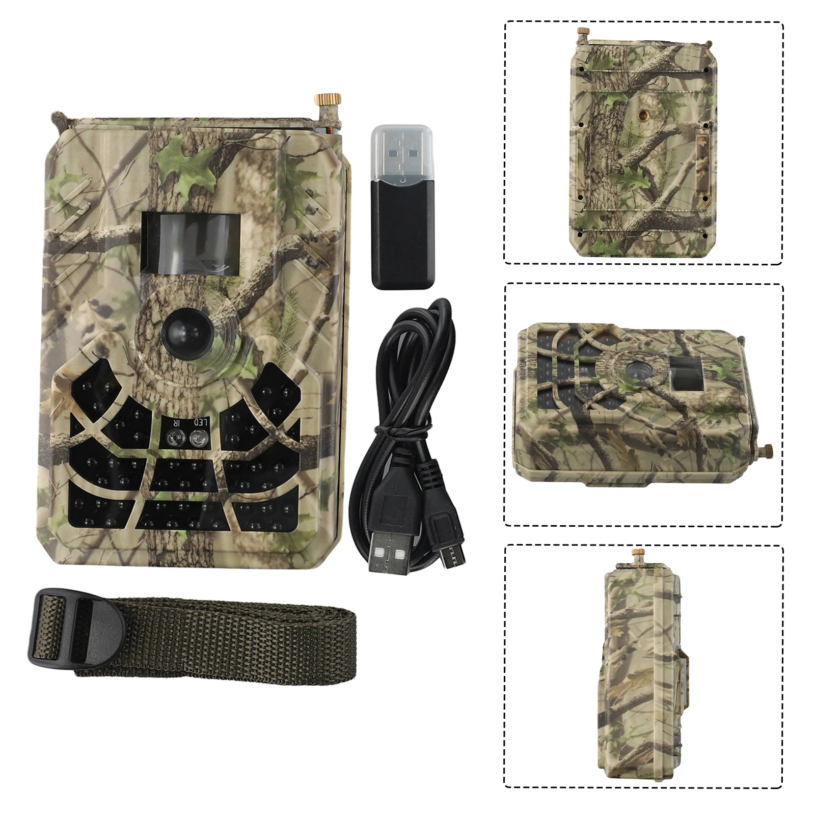 Motion-triggered Infrared Night Vision Surveillance Camera Trail Camera PR-300C Waterproof IP56 32GB 5pins USB 2.0 ABS
Motion-triggered Infrared Night Vision Surveillance Camera Trail Camera PR-300C Waterproof IP56 32GB 5pins USB 2.0 ABS