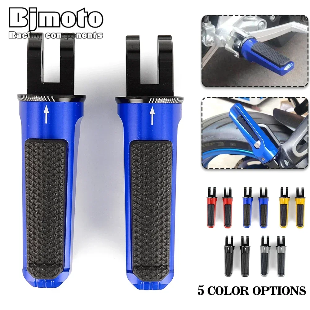 

For YAMAHA YZF-R1 YZF-R1M YZF-R6 2003-2019 Motorcycle Foot Pegs Front Rider Pedal