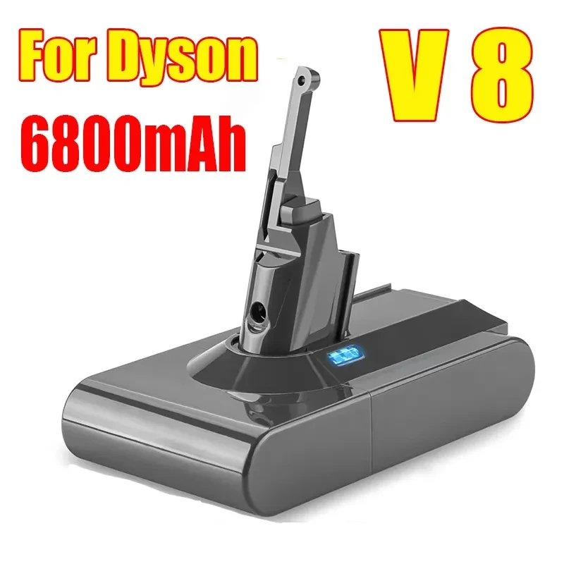 For Dyson V8 21.6V 6800mAh Replacement Battery for Dyson V8 Absolute Cord-Free Vacuum Handheld Vacuum Cleaner Dyson V8 Battery
For Dyson V8 21.6V 6800mAh Replacement Battery for Dyson V8 Absolute Cord-Free Vacuum Handheld Vacuum Cleaner Dyson V8 Battery