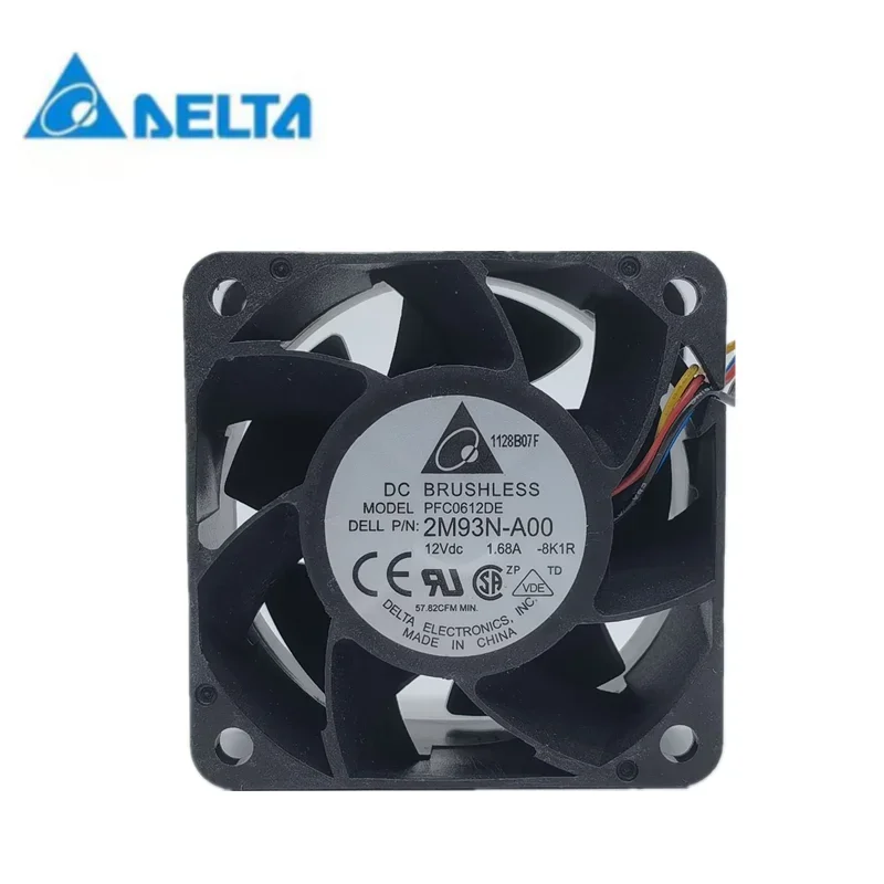 

New delta PFC0612DE 12V 1.68a 6038 6cm large air volume 4-wire PWM speed regulating fan