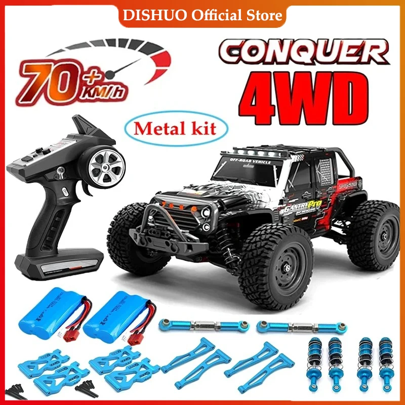 

Rc Cars 16103Pro 50km/h or 70km/h with LED 1/16 Brushless Moter 4WD Off Road 4x4 High Speed Drift Monster Truck Kids Toys Gift