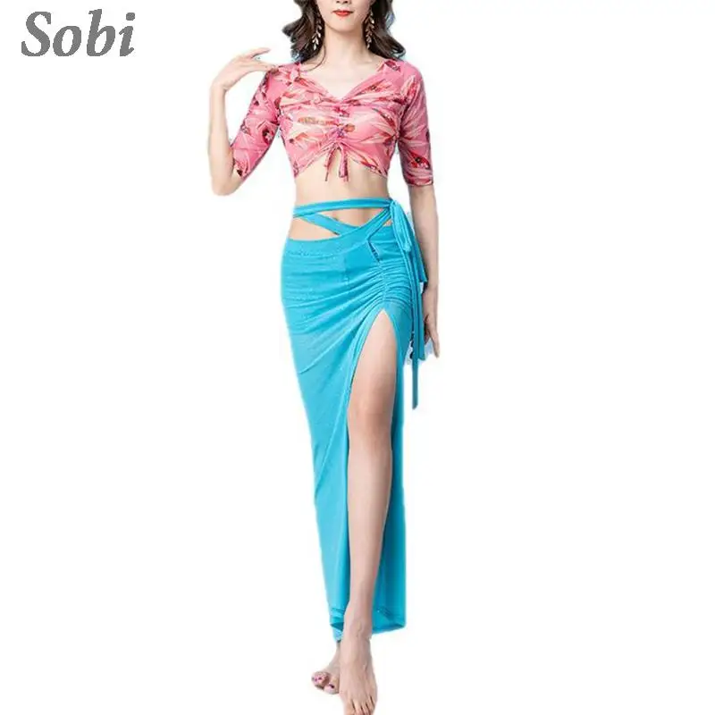 Women Belly Dance Outfit Suit Top Skirt Elegant Oriental Dance Practice Clothes Competition Dancer Costume Set Bellydancing wear
Women Belly Dance Outfit Suit Top Skirt Elegant Oriental Dance Practice Clothes Competition Dancer Costume Set Bellydancing wear